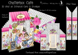 Chatterbox Cafe 3D What an Entrance! Card and Envelope Kit.