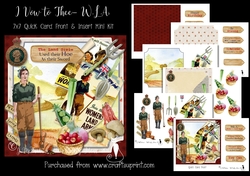 I Vow to Thee - W.L.A. 7x7 Card Front & Insert Mini Kit