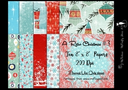 A Retro Christmas #3 Papers 200Dpi