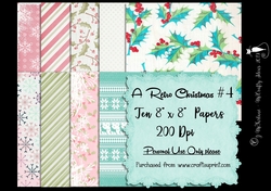 A Retro Christmas #4 Papers 200Dpi