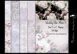 Shabby Chic Plum 2 Papers 200Dpi