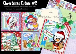 Christmas Cuties #2- 5 6x6 Card Kit