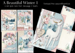 A Beautiful Winter 1 - 6x4 Card Front Kit