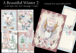 A Beautiful Winter 2 - 6x4 Card Front Kit