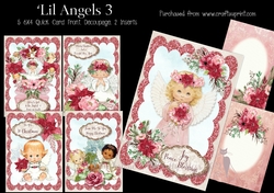 Lil Angels 3 - 6x4 Card Front Kit