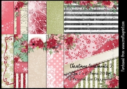 Christmas Sentiments 2 8x8  Papers 200Dpi