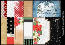 Deco the Halls 2 8x8  Papers 200Dpi