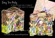 Fairy Tea Party Shape the Scene 3D Card and Envelope Kit.