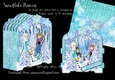 Snowflake Princess Shape the Scene 3D Card and Envelope Kit.