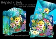 Baby Shark & Family Shape the Scene 3D Card and Envelope Kit.