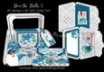 Deco the Halls 3 Gift Handbag & Gift Card/ Money Wallet Purse.