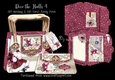Deco the Halls 4 Gift Handbag & Gift Card/ Money Wallet Purse.