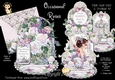 Occasional Roses Triple Easel Card and Envelope Kit. 