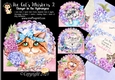The Cats Whiskers 2 Danger in the Hydrangeas 6x6 Cards