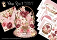 Vintage Rose 2 Triple Easel Card and Envelope Kit. 