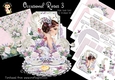 Occasional Roses 3 Triple Easel Card and Envelope Kit.
