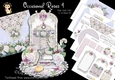 Occasional Roses 4 Triple Easel Card and Envelope Kit.