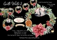 Gentle Winter 2 Wreath Decorations/Card Toppers.