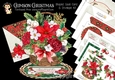 Crimson Christmas 3d Shaped Easel Card and Envelope Kit.