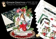 Crimson Christmas 3 3d Shaped Easel Card and Envelope Kit.