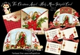 The Christmas Angel Half Moon Gatefold Card Kit