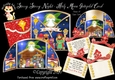 Starry Starry Night Half Moon Gatefold Card Kit