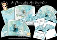 Ice Princess Half Moon Gatefold Card Kit