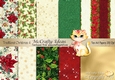 10 x A4 Traditional Christmas 4 Papers 200Dpi