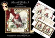 Memorable Christmas 2 5.5 x5.5 Pyramage Card front and Inserts Mini Kit