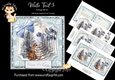 Winter Frost 3 5.5 x5.5 Pyramage Card front and Inserts Mini Kit