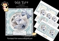Winter Frost 4 5.5 x5.5 Pyramage Card front and Inserts Mini Kit