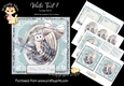 Winter Frost 7 5.5 x5.5 Pyramage Card front and Inserts Mini Kit