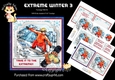Extreme Winter 3 Pyramage Card front and Inserts Mini Kit
