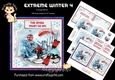 Extreme Winter 4 Pyramage Card front and Inserts Mini Kit