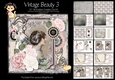 Vintage Beauty 3 - 7x7 Card Front & Insert