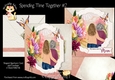 Spending Time Together #2 Complete Shaped Aperture Card & Envelope Mini Kit