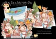 Its a Jolly Holly-Day 1 Centre Stepper Card