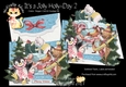 Its a Jolly Holly-Day 2 Centre Stepper Card