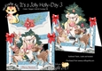 Its a Jolly Holly-Day 3 Centre Stepper Card