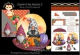 Gnome in the Autumn 3 Rocker Card Mini Kit