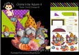 Gnome in the Autumn 4 Rocker Card Mini Kit