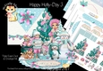 Happy Holly-Day 3 Triple Easel Card Kit