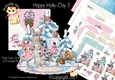 Happy Holly-Day 5 Triple Easel Card Kit