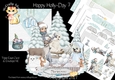 Happy Holly-Day 7 Triple Easel Card Kit