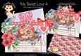 My Sweet Love 4 Centre Stepper Card