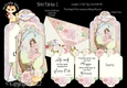 Shh! Fairies 1 - Upright Z-fold Tag Card Mini Kit