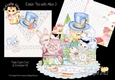 Easter Tea with Alice 3 Triple Easel Card Kit