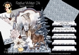 Festive Winter 2A Shaped 6x6 Card & Envelope Kit