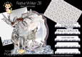 Festive Winter 2B Shaped 6x6 Card & Envelope Kit