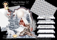 Festive Winter 2C Shaped 6x6 Card & Envelope Kit